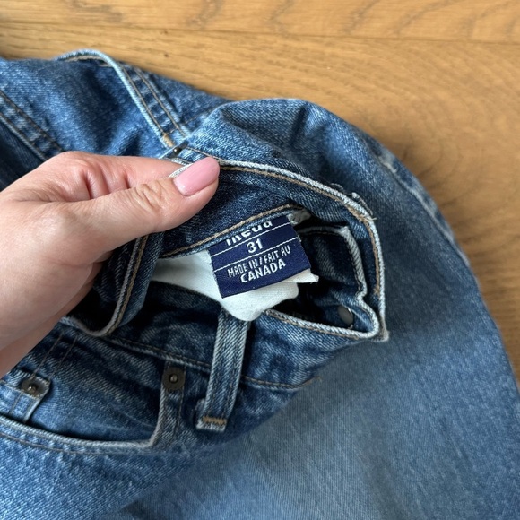 Ikeda Canada 700 Series Vintage Men's Straight Leg Blue Jeans - Size 31 - Picture 7 of 12